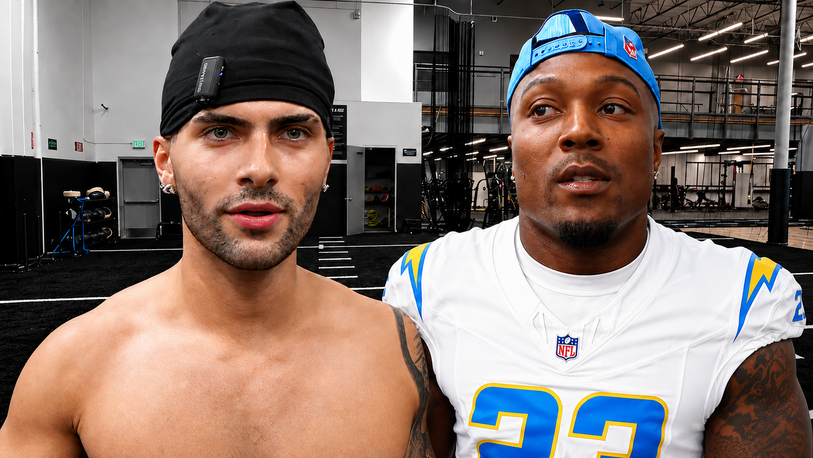Training with an NFL Star