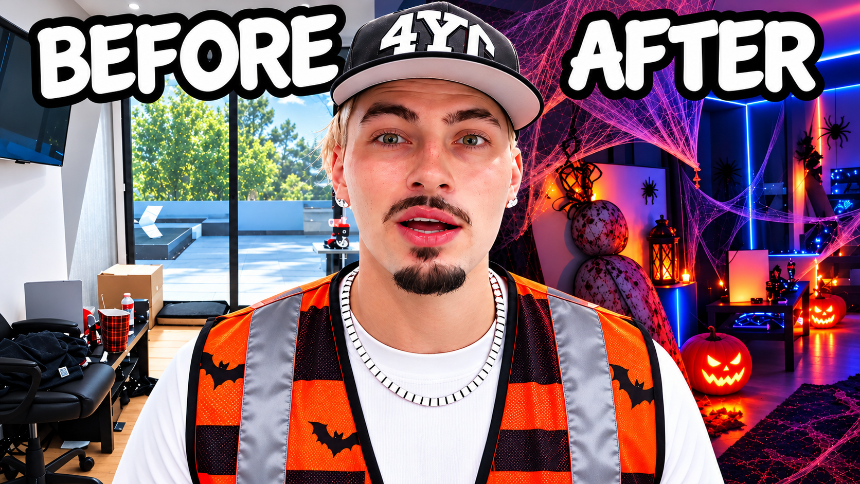 Halloween Room — Before/After