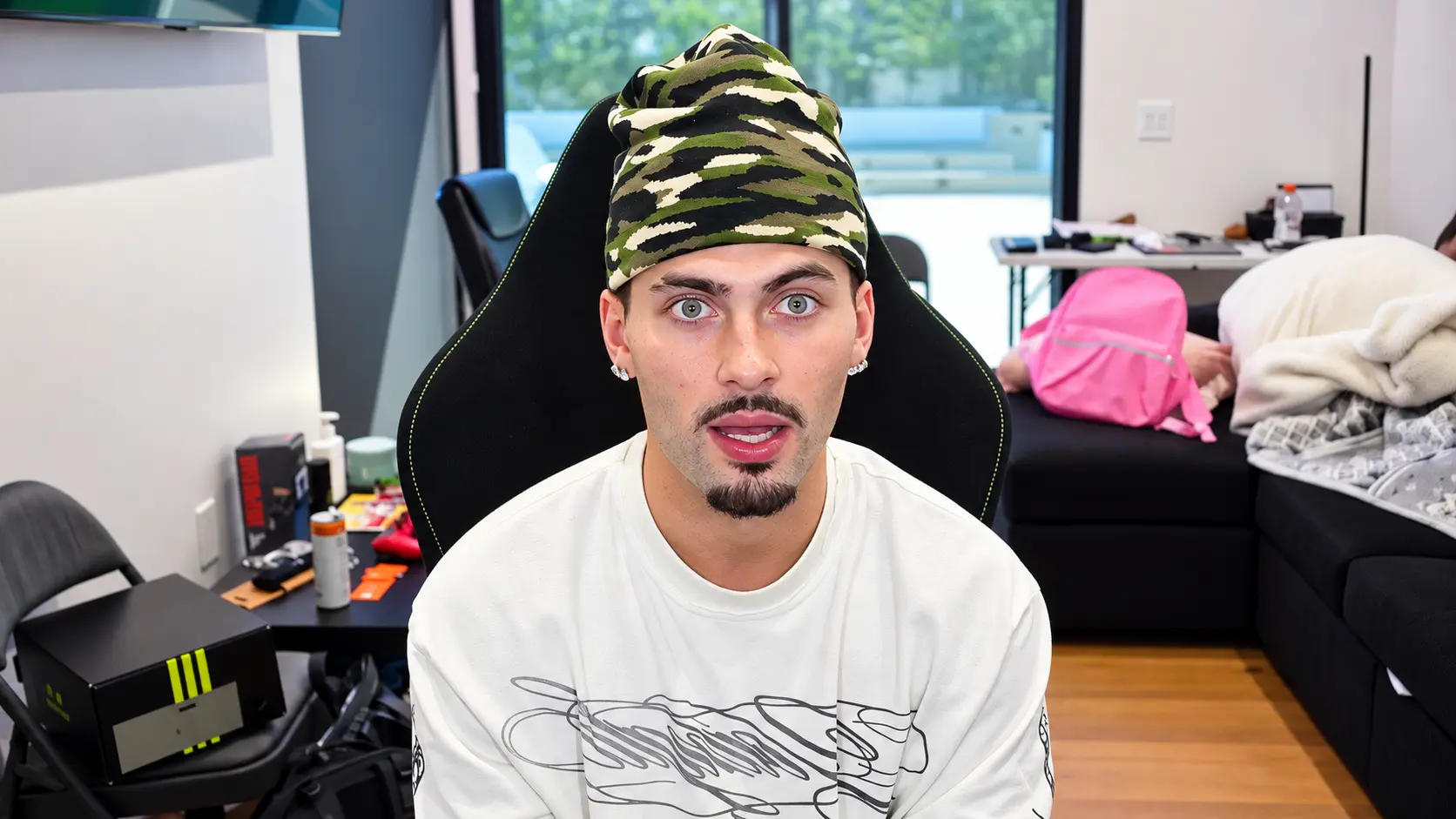 Camo Beanie Shock